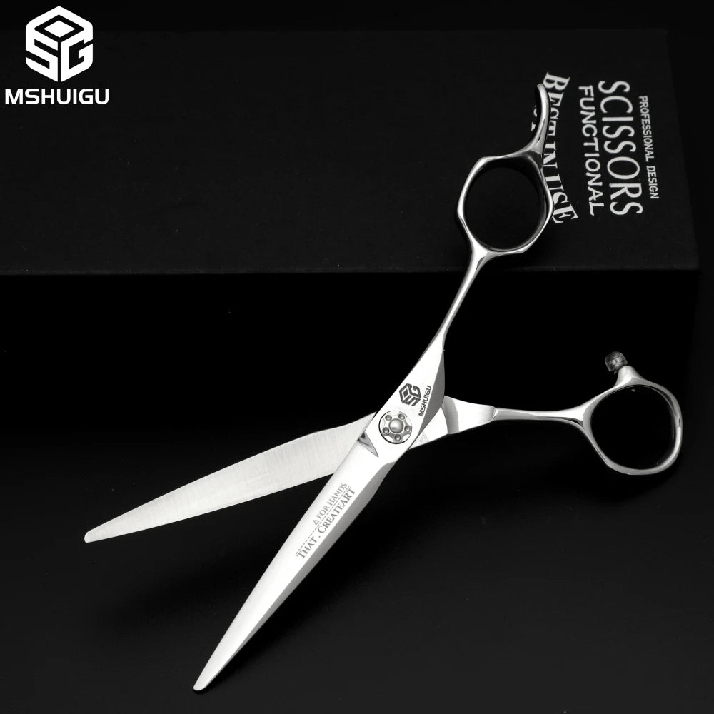 MSHUIGU professional barber Small size scissors 440C 5-5.5-6inch Multifunctional thinning shears Salon Tool Accessories