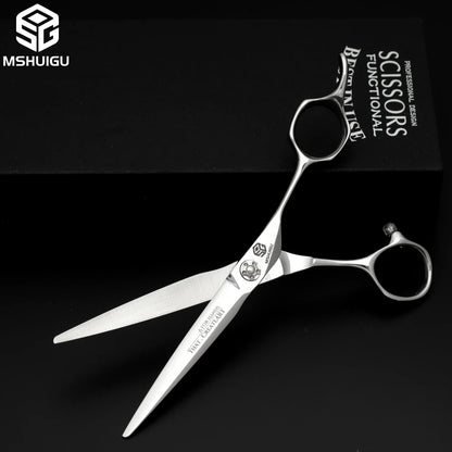 MSHUIGU professional barber Small size scissors 440C 5-5.5-6inch Multifunctional thinning shears Salon Tool Accessories