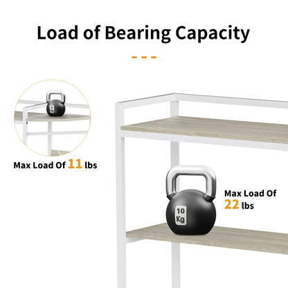 Aufbewahrungsregal mit 4 Haken, platzsparende Ablage, für Bad und Waschmaschine, über der Toilette