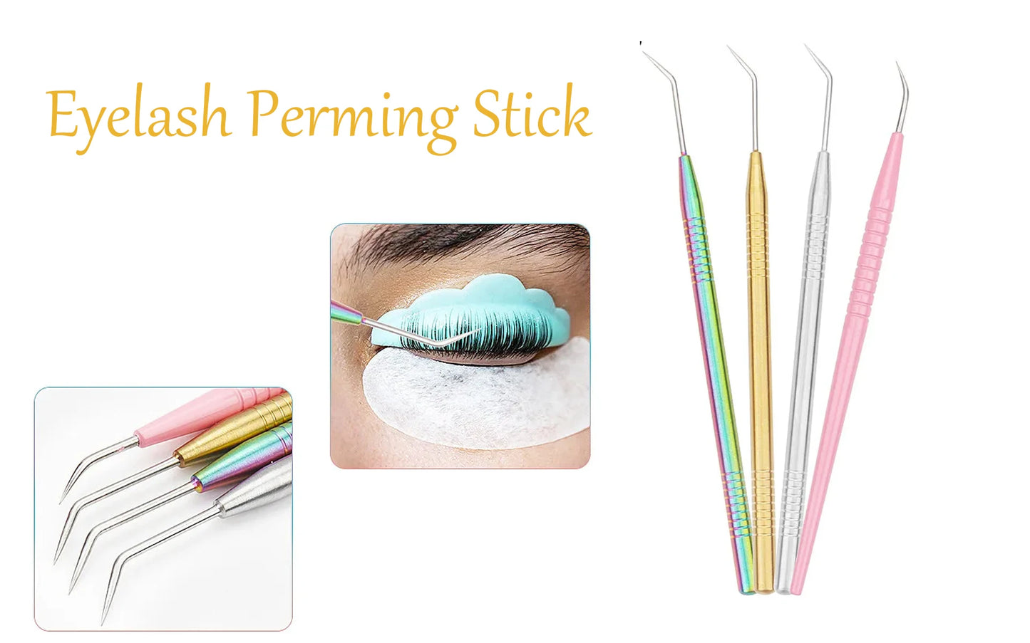 Eyelash Perming Pads Silicone Eyelashes Perm Curler Reusable Lash Lift Shield Pads lash Lifting rods and glue gel
