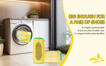 Shoes Washing Bag Laundry Bag Padded Shoe Protector Fluffy Fiber Polyester laundry Wash Bag Machine Washable Organizer