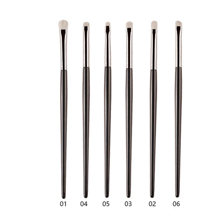 1pc White Pony Hair Eyeshadow Makeup brushes Small Smudge Precision Crease Detail Bevel Eye Shadow Make up brush Liner Lip