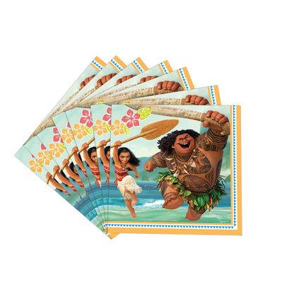 Disney Moana Birthday Decoration Tableware Cup Plate Backdrop Banner Kit Vaiana Moana Theme Happy Party Deco Balloons Supply Set