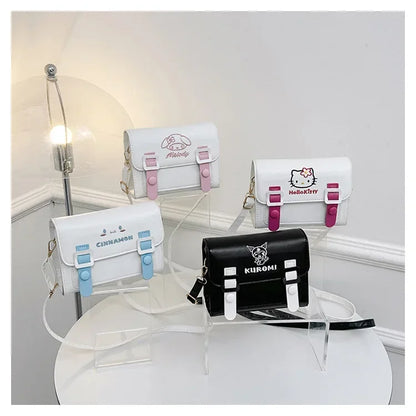 Anime Sanrio Crossbody Bags Hello Kitty Melody Kuromi Cinnamon Girls Women Luxury Brand Bag High Quality Designer Bags Gifts