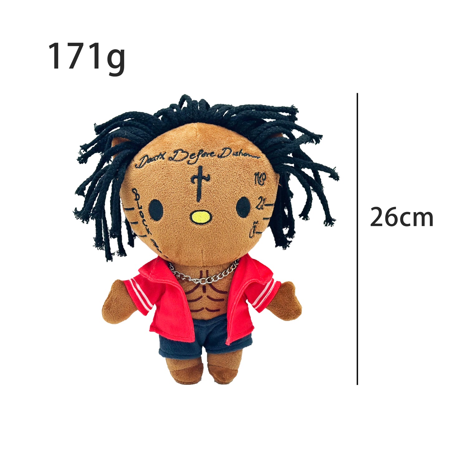 New Hello Kitty Ken Carson Rapper Trippie Taylors Plush Toy Doll with Clothes Stuffed Soft Plush Toys Fans Collect Gifts