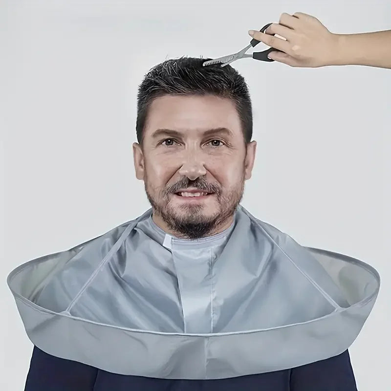 Medium hairdressing release hair dyeing breathable household hairdressing release adult foldable haircut cape haircutting tools