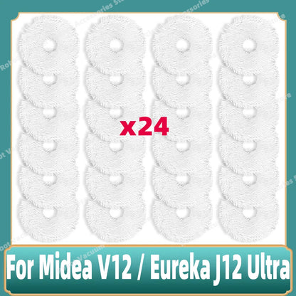 Compatible For 미디어 Midea V12 / Eureka J12 Ultra Main Side Brush Mop Cloth Filter Dust Bag Accessories Spare Replacement Parts