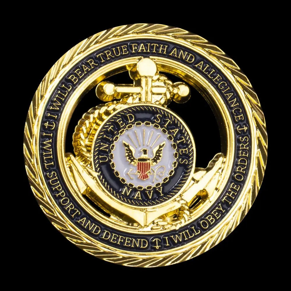 United States Navy Challenge Coin USN Commemorative Coins Department of Navy Souvenirs and Gifts