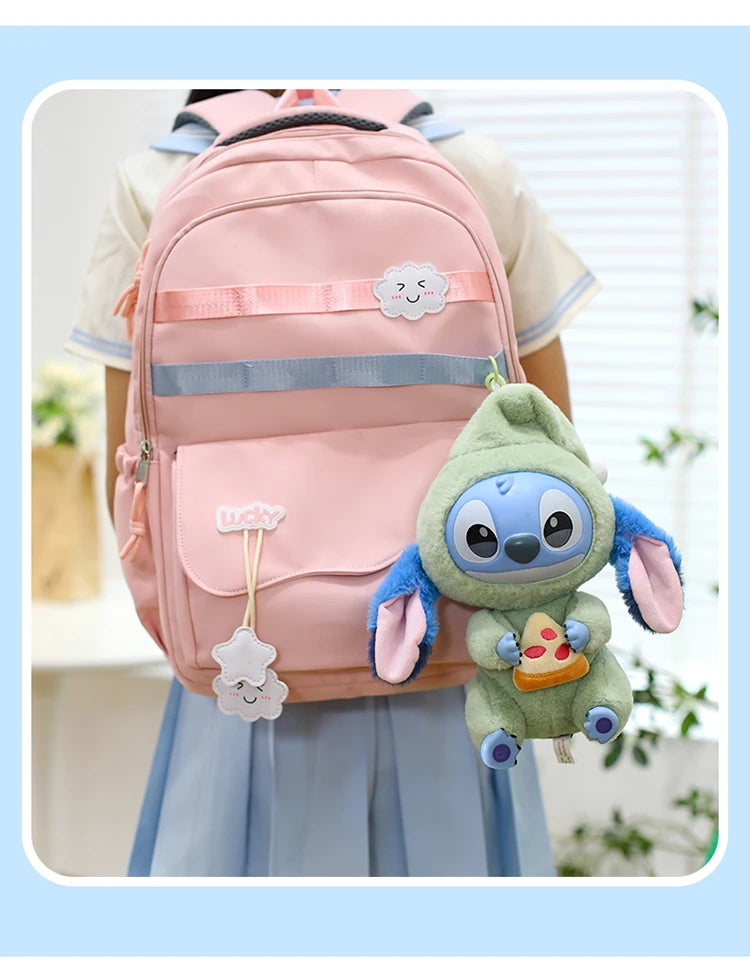 New Stitch Eat Some Thing Before Sleep Series Vinyl Blind Box Bag plush Pendant Cute Doll Mystery Box Toy Adult Birthday Gift