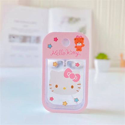 50ML Sanrio Filling Bottle Cute Hello Kitty Cinnamoroll Kuromi Perfume Alcohol Dispenser Refillable Containers Bottle Gifts