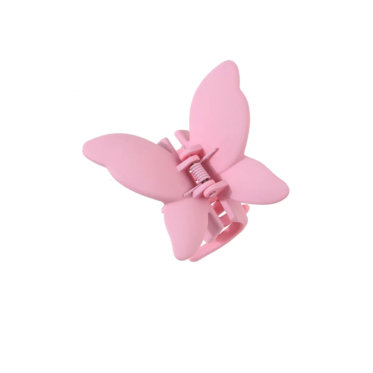 Matte Butterfly Hair Claw Solid Simple Ponytail Holders Barrettes Sweet Fairy Hair Clip Elegant Hairpin Claw Styling Accessories