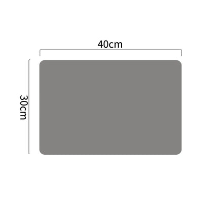 60/40cm Oversized Food Grade Silicone Waterproof Placemat Heat Insulation Anti-Skidding Washable Table Mat For Kitchen Dinner