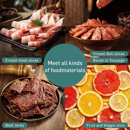 1pc Manual Fod Slice  Bone Cutting Knife Frozen Meat Slicing Knife Stainless Steel Household Vegetable Food Slicer