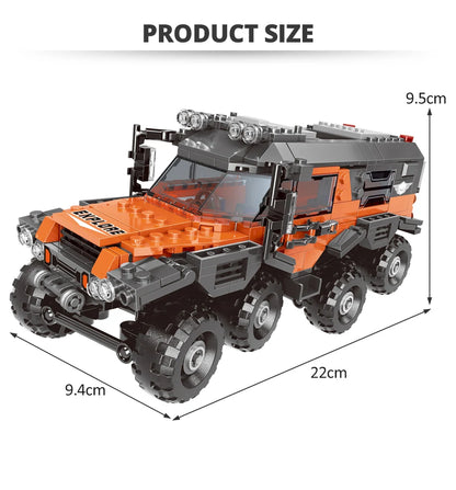 ZKZC Technical Off-road Racing Vehicle Truck Car Model Building Blocks City Monster Trucks Bricks Toys For Children Gift