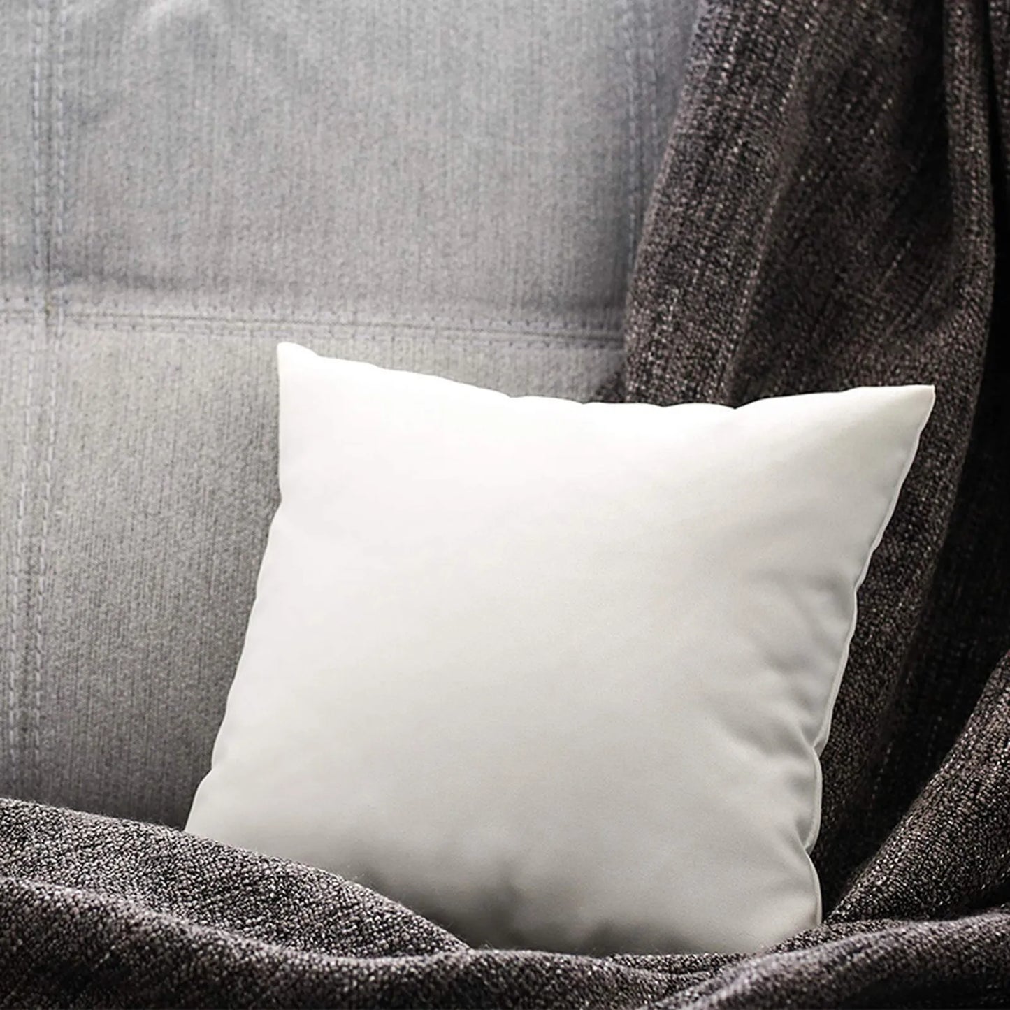 Premium Cotton Cushion Insert - 35x35/40x40/50x50cm Square Pillow Core for Sofa & Home Decor