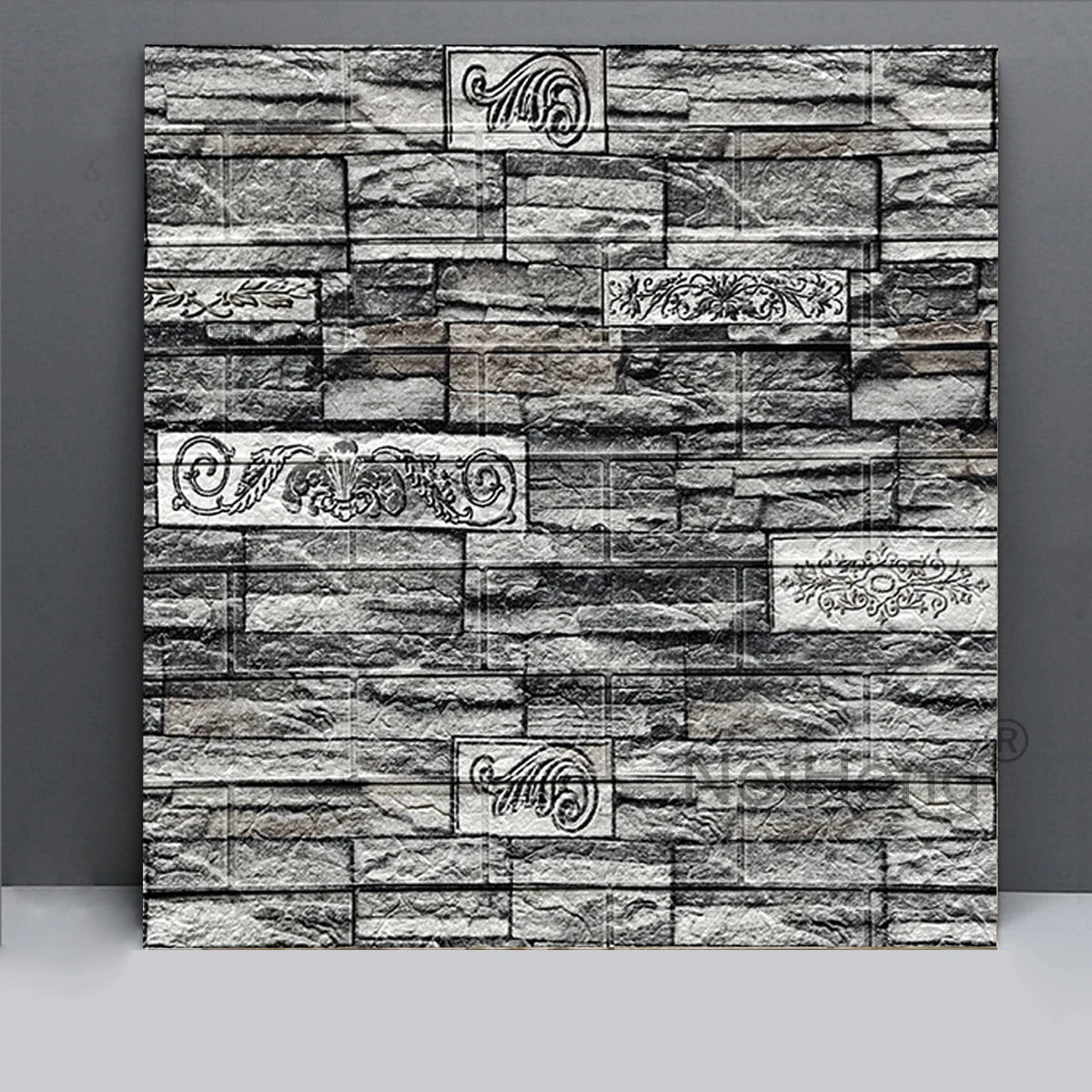 Waterproof Brick Stone Wallpaper Self Adhesive Vinyl Wall Decor Sticker 70*77cm
