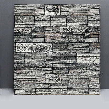 Waterproof Brick Stone Wallpaper Self Adhesive Vinyl Wall Decor Sticker 70*77cm