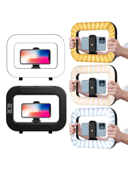 11 inch selfie light with rotatable stand and cell phone holder LED selfie light portable mini fill light for cell phone photogr