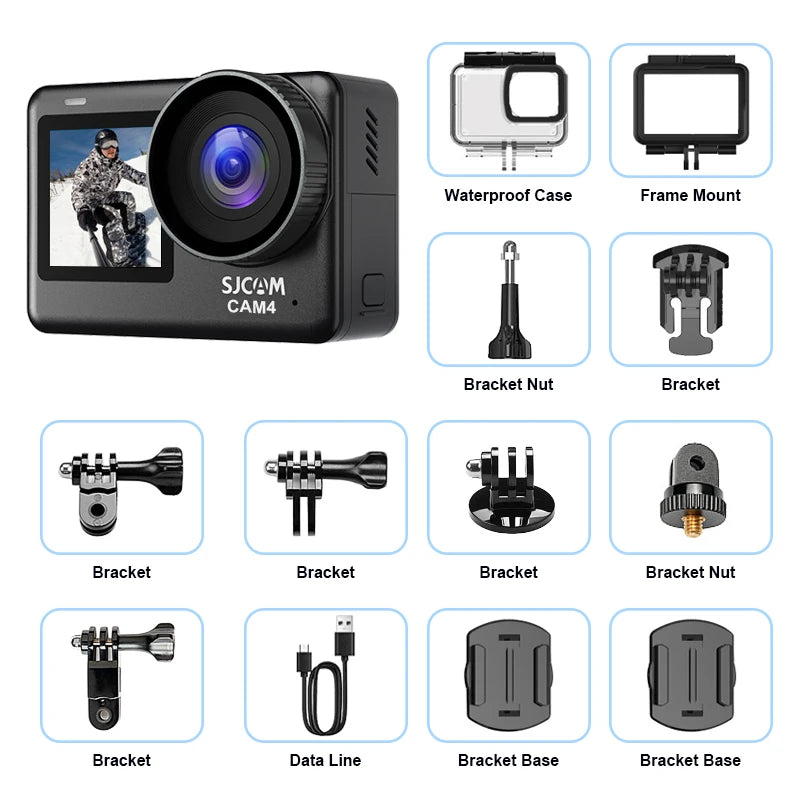 SJCAM Flagship SJ11 Action Camera 4K 2.33" Touch Screen Waterproof 5G WiFi Active HDR Video action cam camera sport