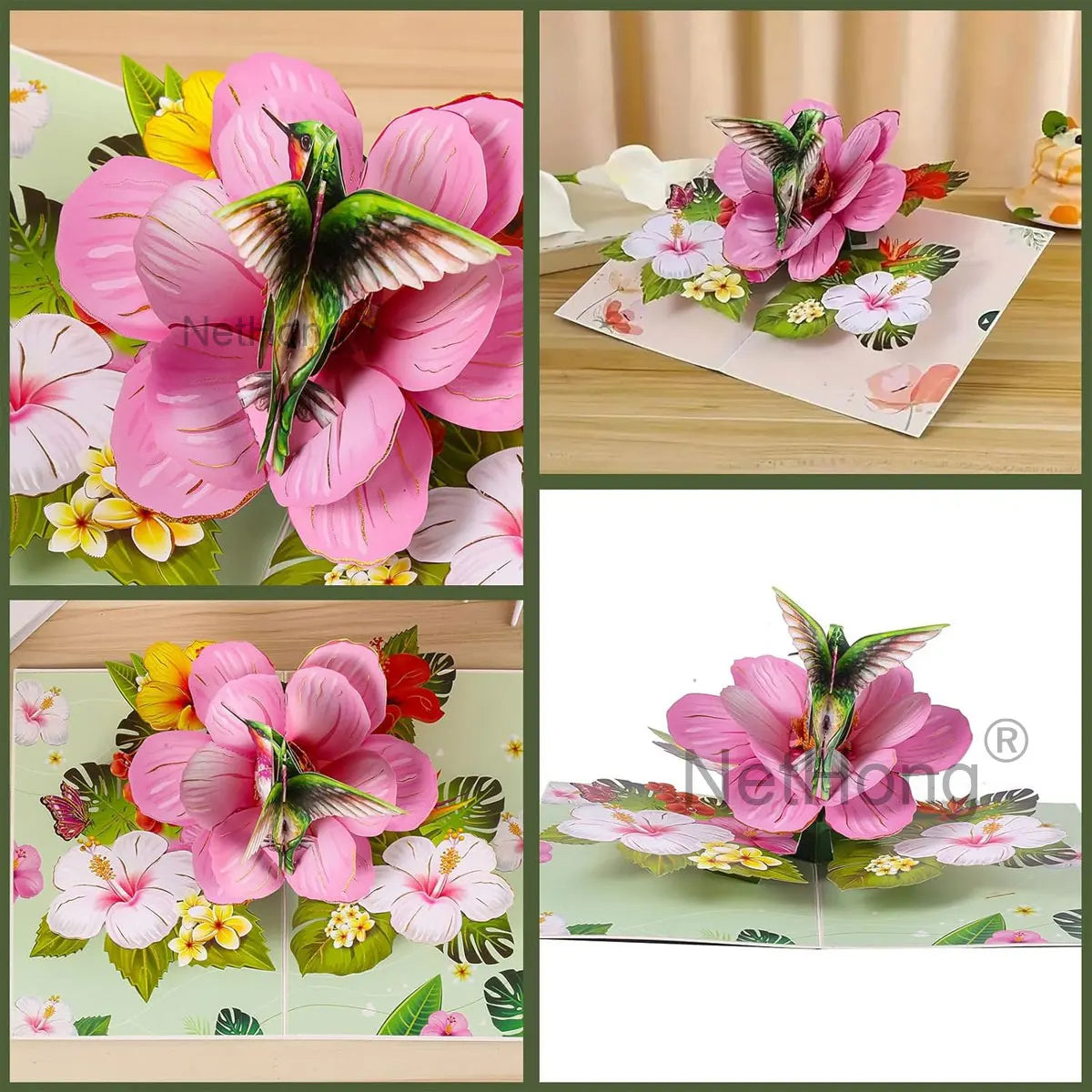 3D Butterfly Pop Up Greeting Cards Postcard For Valentine's Day, Mother, Anniversary, Wedding Invitation Greeting, Birthday Gift