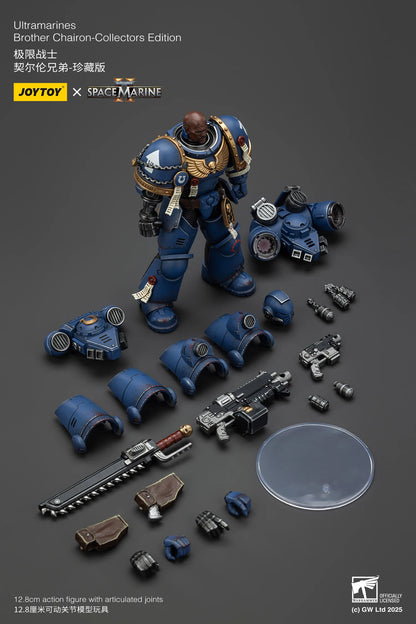 JOYTOY 1/18 Actionfigur 40K Ultramarines Lieutenant Titus Sergeant Gadriel Brother Chairon – Sammleredition