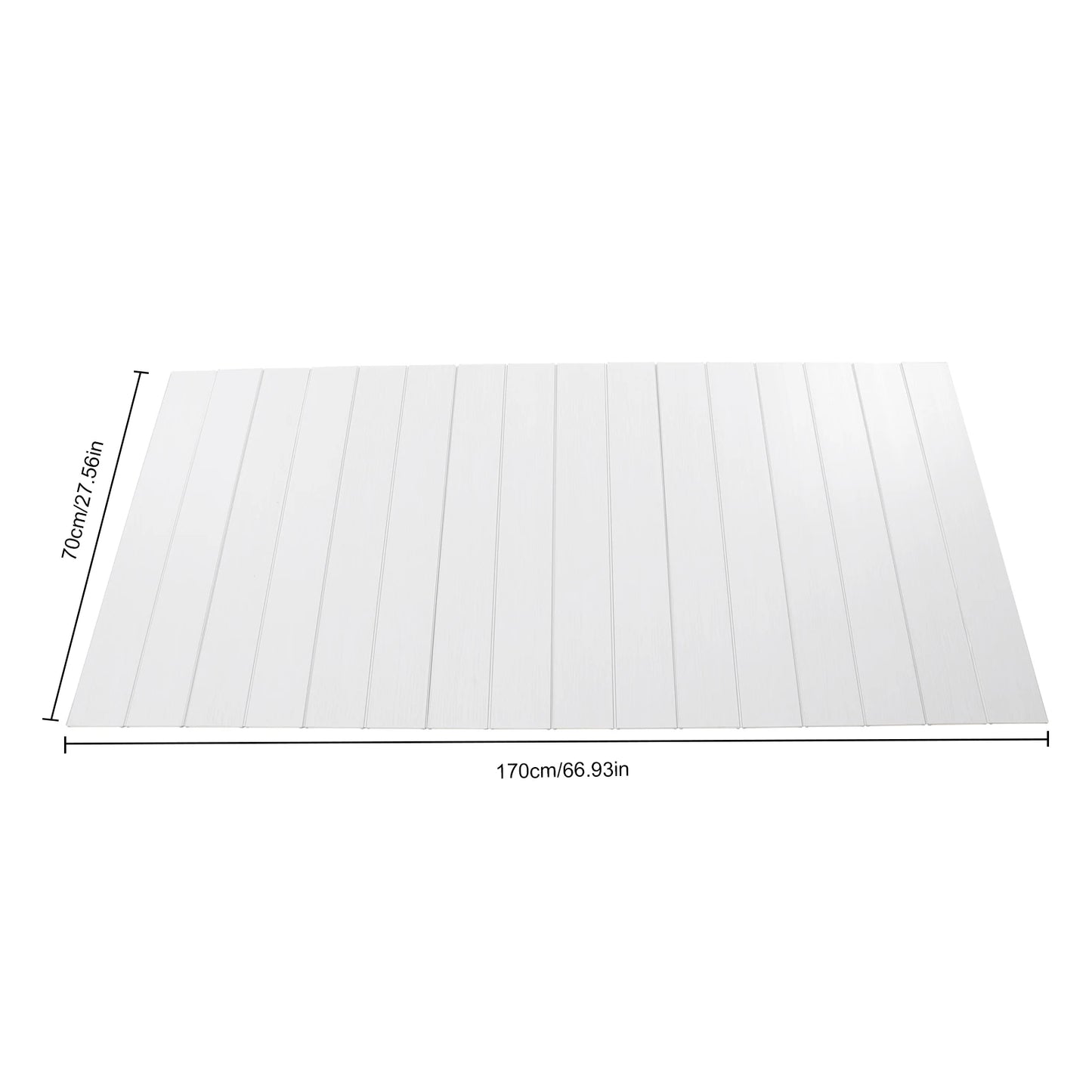 Bathtub Cover Foldable Board Waterproof Dustproof Bathtub Tray Insulation PVC Durable Panel for Home Bathroom Spa 75 x 170 cm