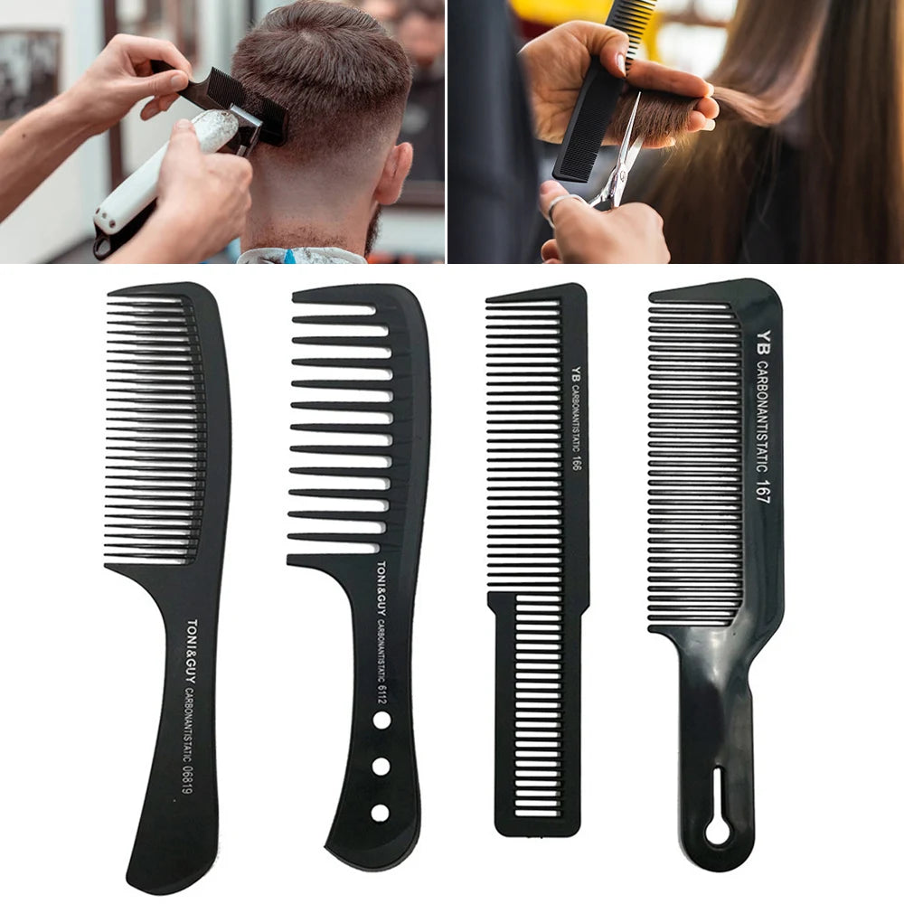 1 Pcs Black Combs For Hairdresser High Quality Hair Cutting Trimming Comb Professional Hair Comb Barber Hairdressing Tools