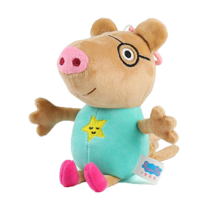 19cm 100% Genuine PEPPA PIG Stuffed Soft Doll Peppa George Zoe Suzy Rebecca Emily Danny Pedro bear Dinosaur Children Plush toy