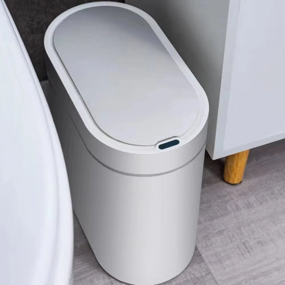 7L Automatic Sensor Trash Can for Kitchen Garbage Tin for Bathroom Light Luxury Family Living Room Cracks Smart Garbage Bin