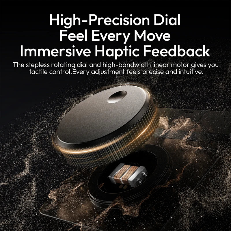 Uianzi D100H Dial Creative Controller Video Editing Assistant for Youtube Tiktok PR PS Support Bluetooth Key Production Console