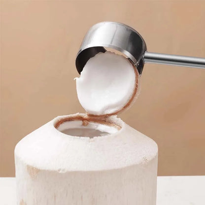 Coconut Opener Tools Set Food Grade Stainless Steel Easy Safe Non-Toxic Coconut Breaker Kit Perfect for Fresh Coconut Wate