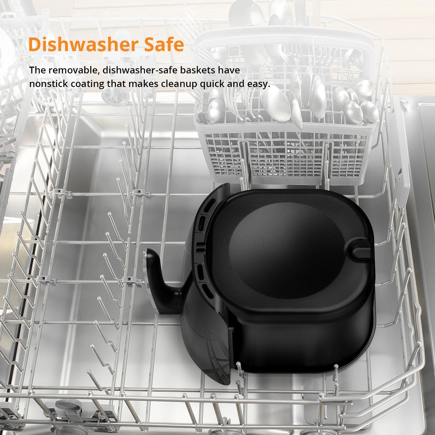 Air Fryer Oven Digital Large 7.7L Rapid Air Circulation,Air Fryers With Touch Screen Viewable Window Dishwasher Safe Accessories