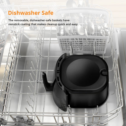 Air Fryer Oven Digital Large 7.7L Rapid Air Circulation,Air Fryers With Touch Screen Viewable Window Dishwasher Safe Accessories