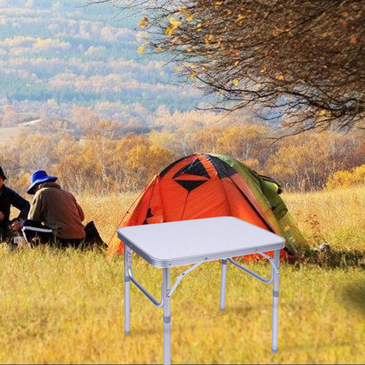 1x Aluminum Alloy Adjustable Folding Table Desk Stand Tray for Outdoor Garden Camping Picnic Outdoor Folding Table Folding Table