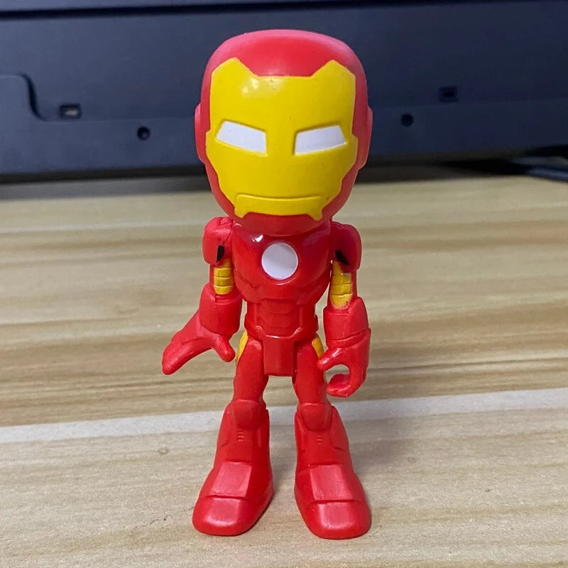 Set Marvel Spiedy & His Amazing Friends Hero Rhino Goblin Ghost Spider Doc Ock Trace- E Model Animated Action Figures Toys Gift