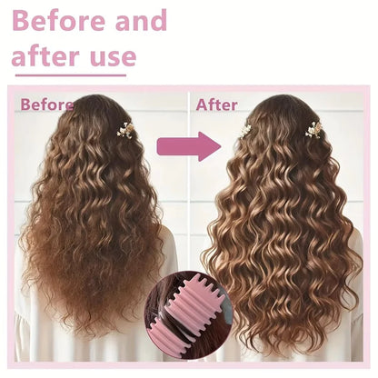 1/2pcs Hair Beauty Set Detangling Candy Brush with Continuous Spray Bottle Soft Curly Hair Care Brush Kit Salon Styling Tools