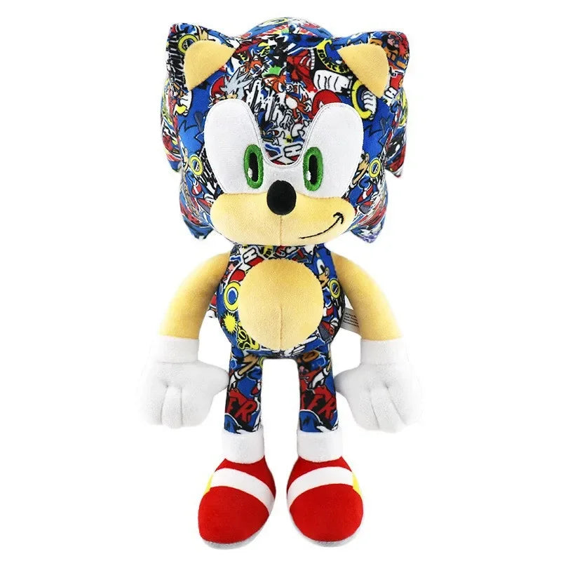 Sonic shadow  peluches toy 20-45cm cartoon hedgehog Amy Rose knuckle tail soft stuffed doll child birthday Sonic peluches toys