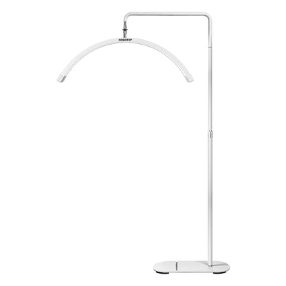 Fosoto Multifunctional Half Moon Lamp Video Ring Lash Light For Beauty Facials Salon Tatoo Live Stream Photography Photo TikTok