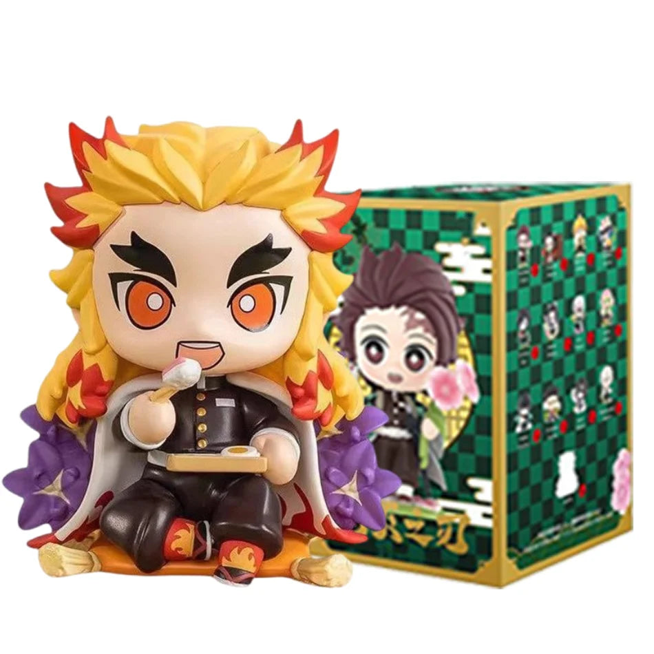 Demon Slayer Tanjiro Kamado & Nezuko Collectible Figure Blind Box - Official Bandai PVC Statue