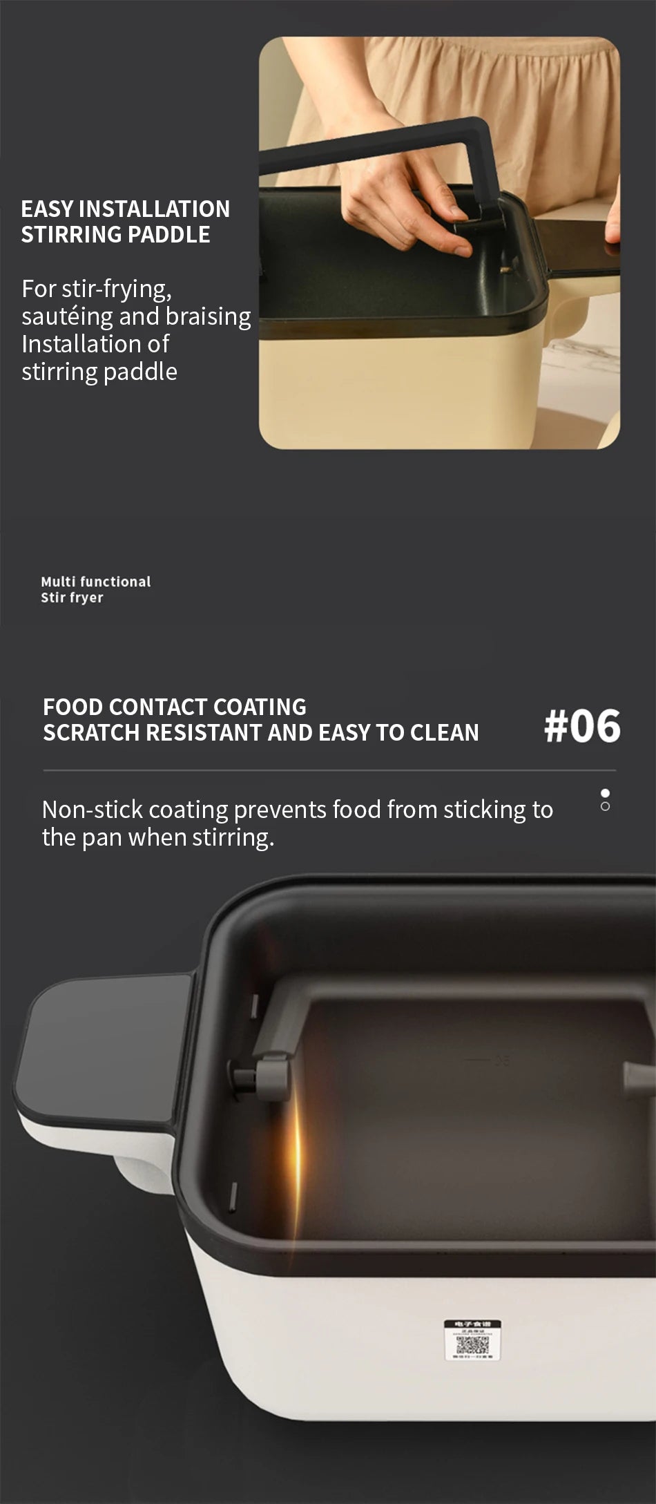 Vollautomatischer Wok-Roboter für Zuhause – keine Aufsicht erforderlich – Drehender und wendender Wok-Roboter