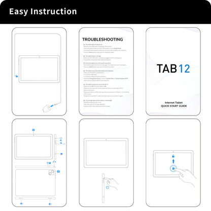 10.1 Inch Tablet for Kids, Android 13, Octa-Core, 4G LTE Dual SIM, Parental Control, 12GB RAM(6+6 Expand)/128 GB Storage