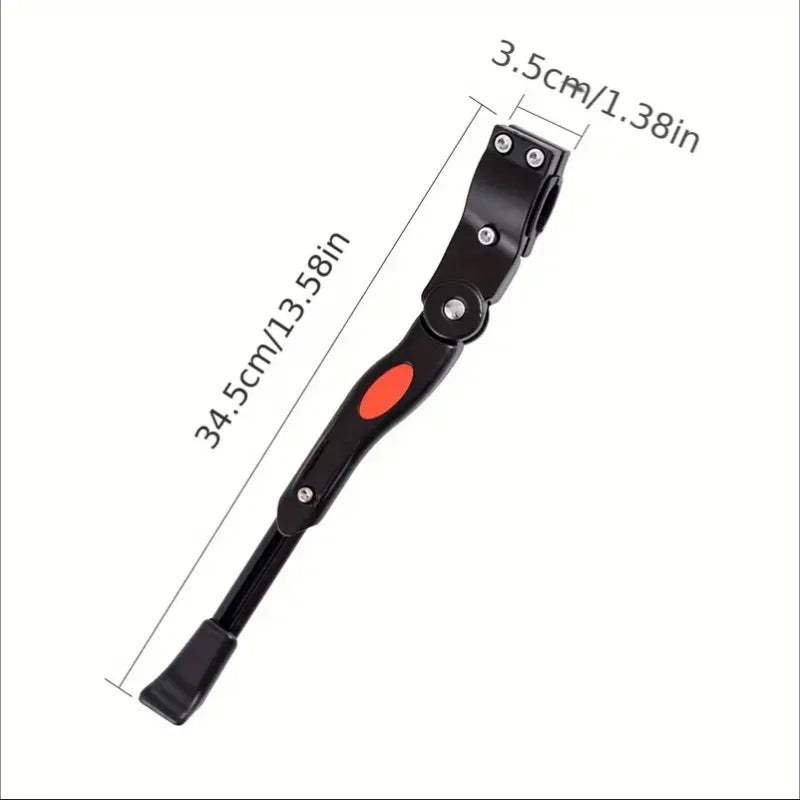 Aluminum Alloy Kickstand, Bicycle Rear Bracket Adjustable Length, MTB 26 Inch Bicycle Side Support