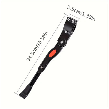 Aluminum Alloy Kickstand, Bicycle Rear Bracket Adjustable Length, MTB 26 Inch Bicycle Side Support