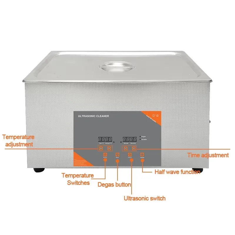 FanYing 30L 900W 600W Digital Ultrasonic Cleaner Heating Timer Ultrasonic Bath Laboratory Automotive Engine Large-Scale Cleaning