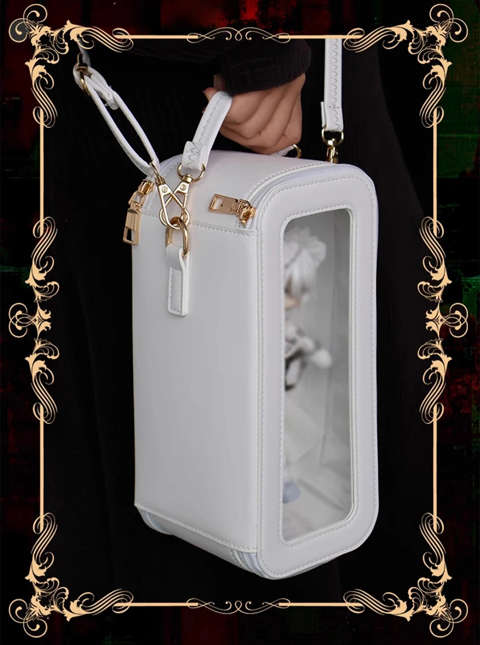 Original BJD Dolls Protections Bag Large Capacity Square Multi-function Bag Personality Bags for 30cm Mini Figures Figurines