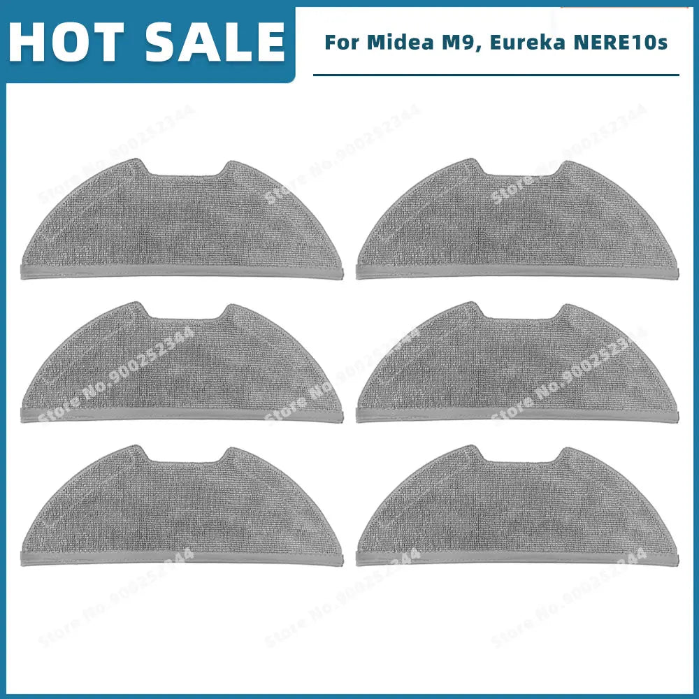 Compatible For ( Midea M9 / VCR S10 Plus / Eureka E20 Plus / NERE10s E10S / Obode A8 ) Spare Parts Main Side Brush Filter Mop