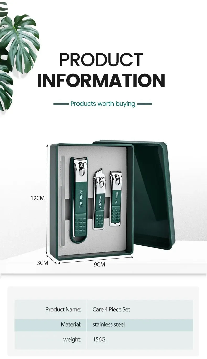 Nail Clipper Set HighGrade Household Nail Clippers Men And Women Universal Pedicure Tools Simple Portable Nail Tools