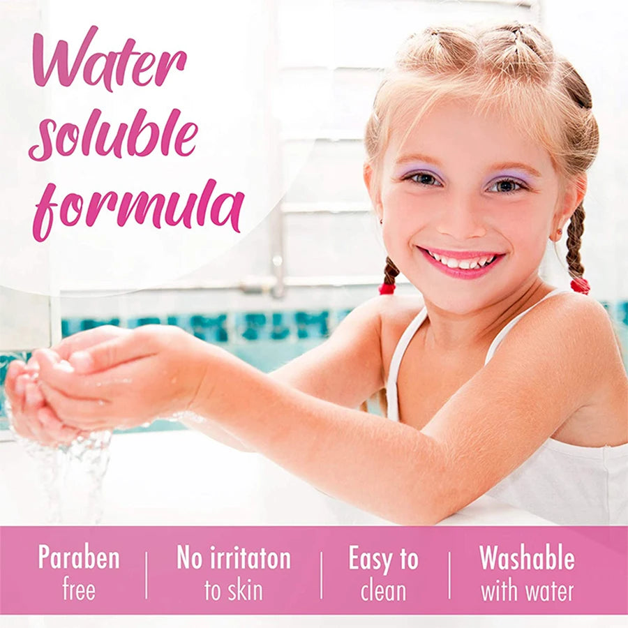 Princess Make Up Box Play House Toy Girls, Eye Shadow Makeup Cosmetics Handbag, Birthday Christmas Gift for Kids Party Cosplay