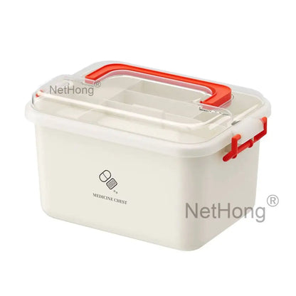 Box Portable Medicine Storage Container Large Capacity For Home