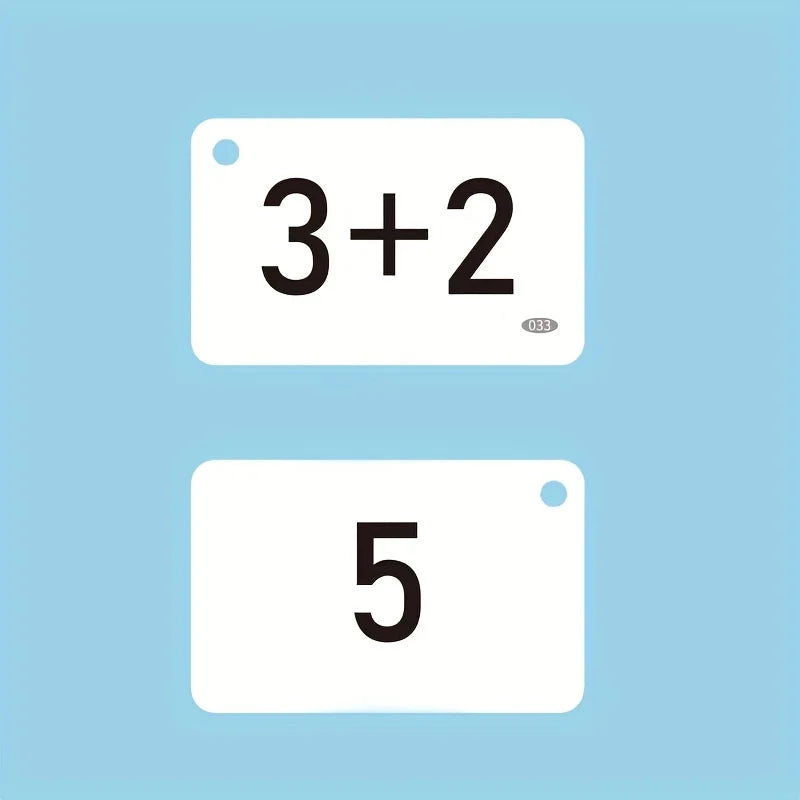 Within 20 Numbers 270pcs Math Flash Cards Set - Addition & Subtraction Facts Symbols Included - Fun Learning for Ages 5-8